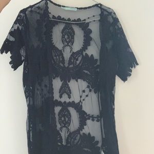 Maurices small tshirt lace wrap